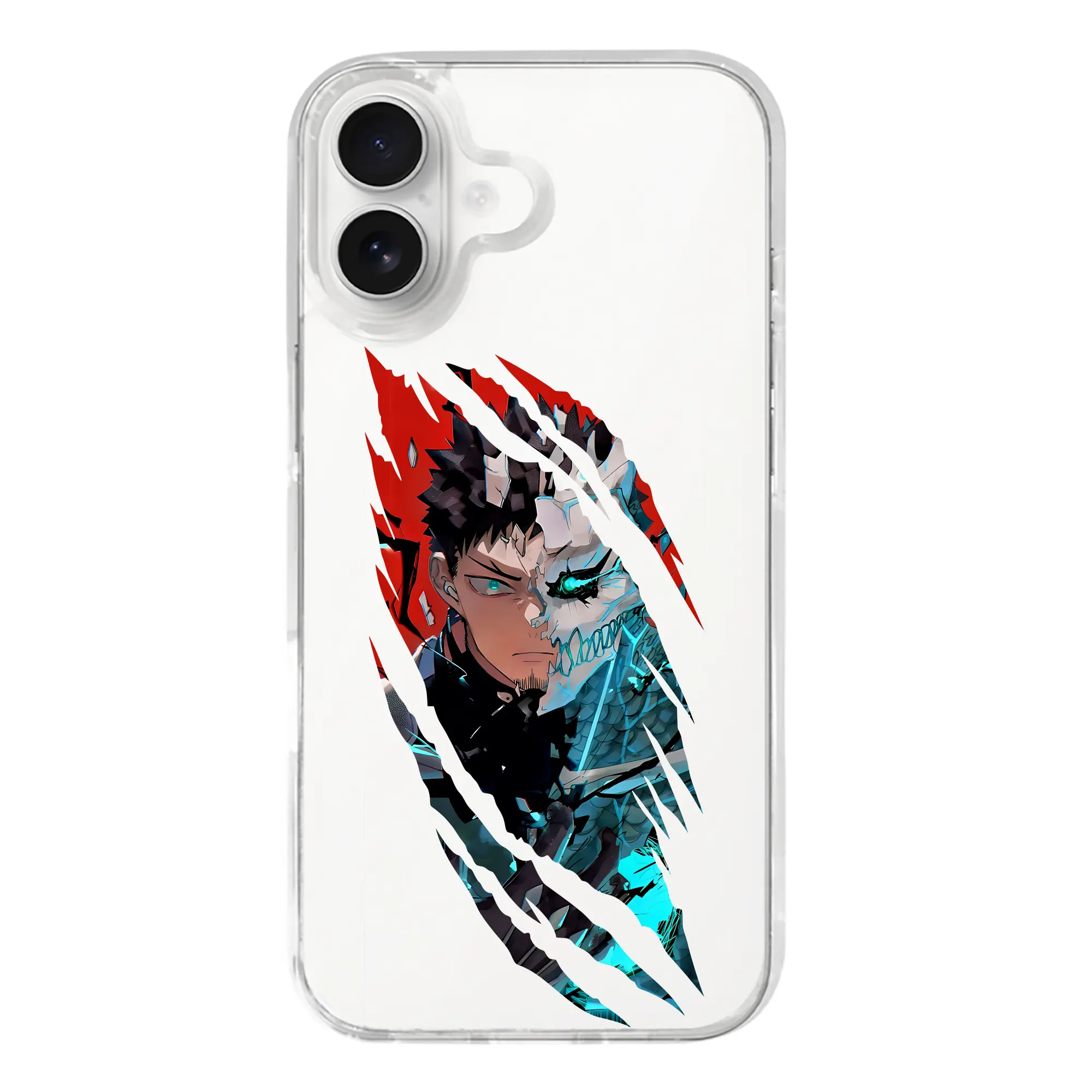 怪獣8号 グッズ,日比野カフカ - iPhone 17シリーズ 透明スマホケース – 薄型・耐衝撃・精密フィット保護カバー